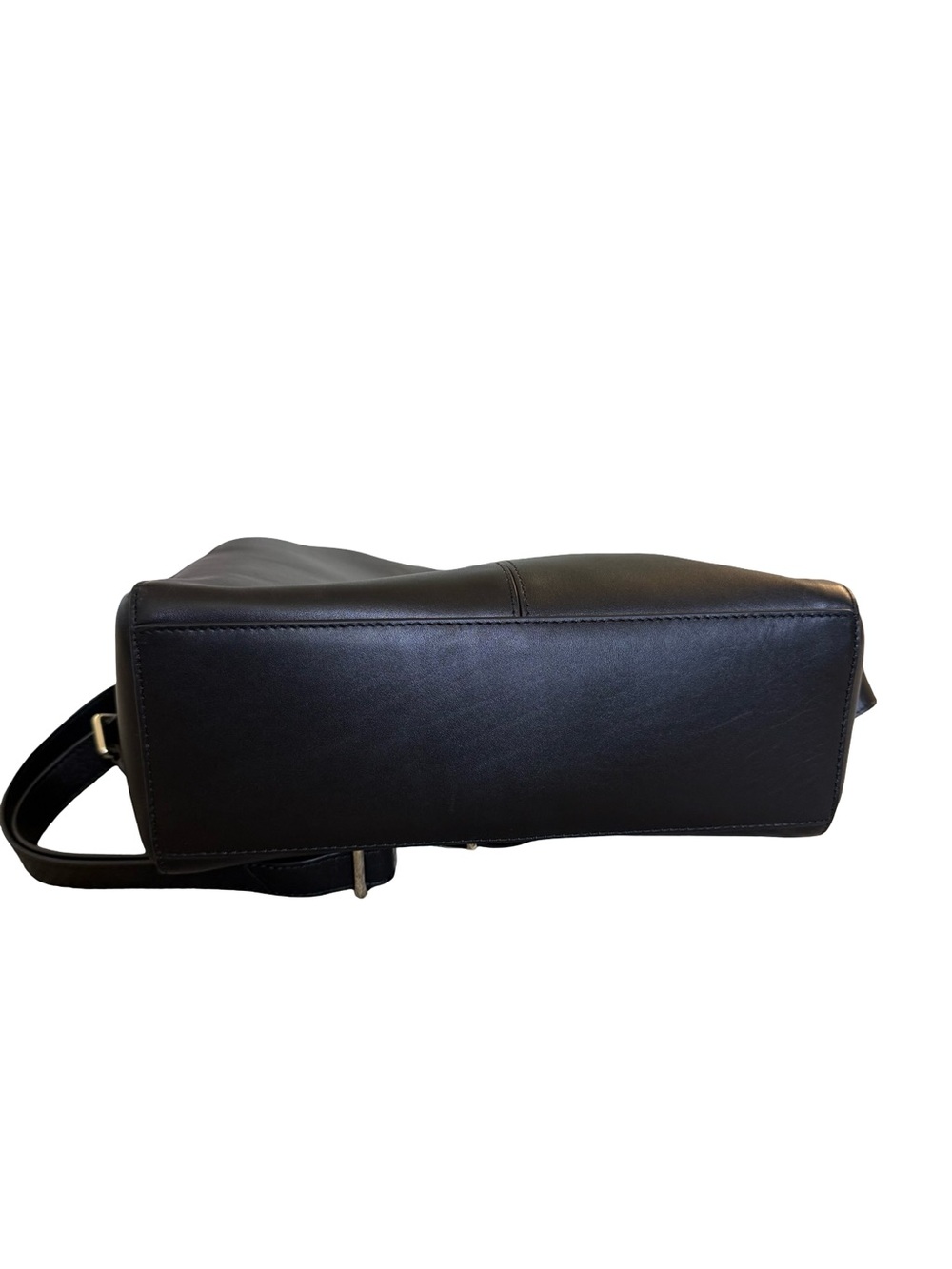 RADLEY LONDON Black Leather Slim Backpack with Gold Hardware - Picture 5 of 5
